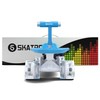Skatro Mini Cruiser Skateboard. 22x6inch Retro Style Plastic Board Comes