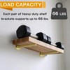 6 Pcs Gold Shelf Bracket 13 Inch Heavy Duty Brackets