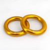 NewDoar Rappel Ring 25kN Gold Large O-Ring Rope Connector for