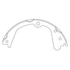 Centric 111.11040 Centric Brake Shoes
