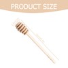 Vanyibro 2PCS Rustic Wooden Honey Dippers,16CM Cherry Tree Wood Honey