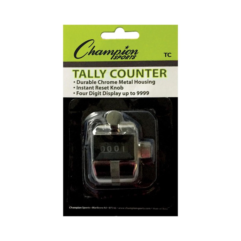 Champion Sports Steel Tally and Pitch Counter with Instant Reset