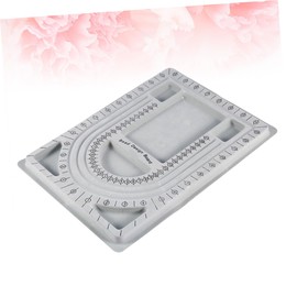 Operitacx Jewelry Bead Design Board Beading Tray for Necklace DIY Jewelry Making Supplies