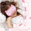 Cooling Eye Mask and Sleep Mask for Girl Woman 2
