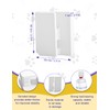 CAPHONT 4 Pcs Potty Training Dog Pee Pad Holder for