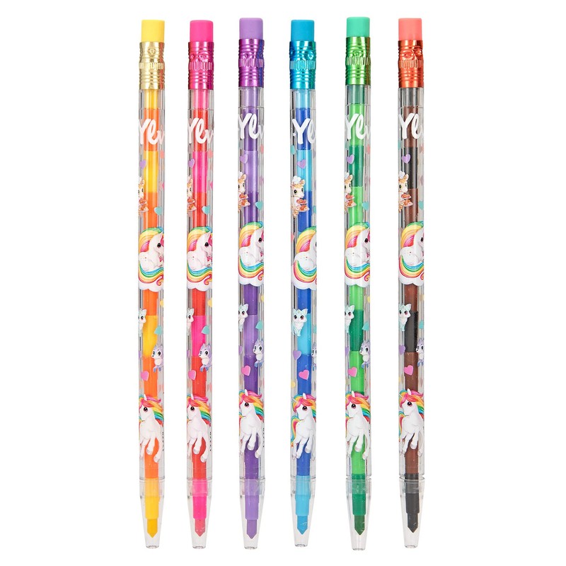 Depesche 12279 Ylvi Colour Twinnies Colouring Pencils, 6 Coloured Pencils