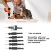 6pcs Countersink Drill Bit Set 82 Degree Chamfer 1/4 Inch