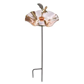 Achla Designs 201-3002 Hummingbird Stake Birdbath, Polished