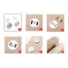 Aligle 50 Sets Magnetic Purse Snap Clasps Button/Great for Closure