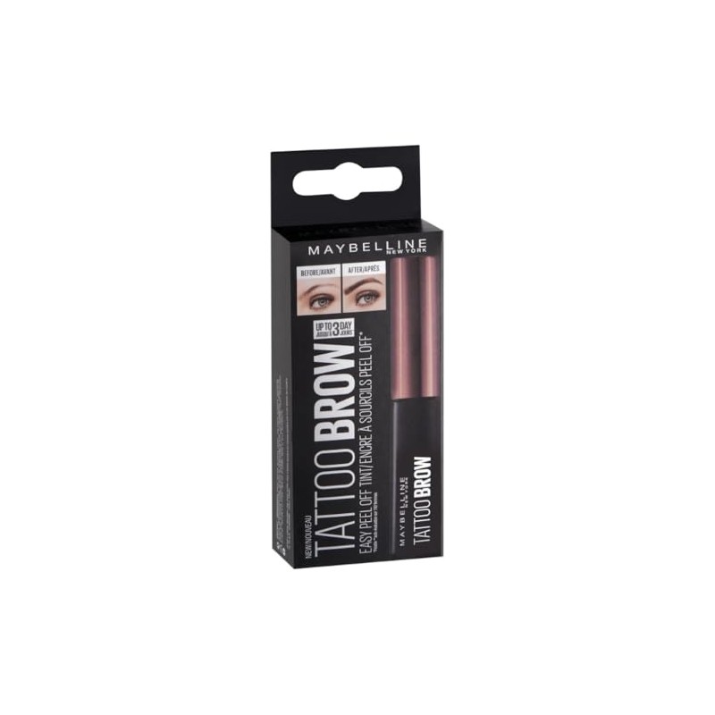 Maybelline New York Tattoo Brow Peel Off Eyebrow Gel Tint,