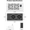 Register Booster Fan for 6” x 12” Air Registers, Quiet
