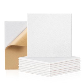 Acoustic Walls Panels 12 Pack Ceiling Sound Barrier DIY Noise Blocker Self Adhesive Pads for Room Echo Cancellation 9''X9''X0.4'' Polyester Panel Acustico para Estudio