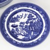 Darthome Set of 6 Blue Willow Side Plates Blue Ceramic