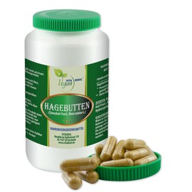 VITAIDEAL VEGAN® Rosehips 90 vegetable capsules 600 mg each, purely natural without additives.
