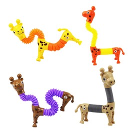 # 2 Stück Frühling Hundespielzeug Feinmotorik Kleinkind Spielzeug Sensorisches Stretchschlauch Spielzeug Neues Stress Fidgets Spielzeug für Erwachsene und Kinder (C, One Size)