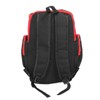 Basketball Backpack Black Red Multifunctional Large Capacity with Multiple Storage