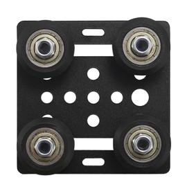 Giilayky 3D Printer Aluminium 2020 V-Slot Slide Plate for Profiles V-Slot Five Roulette