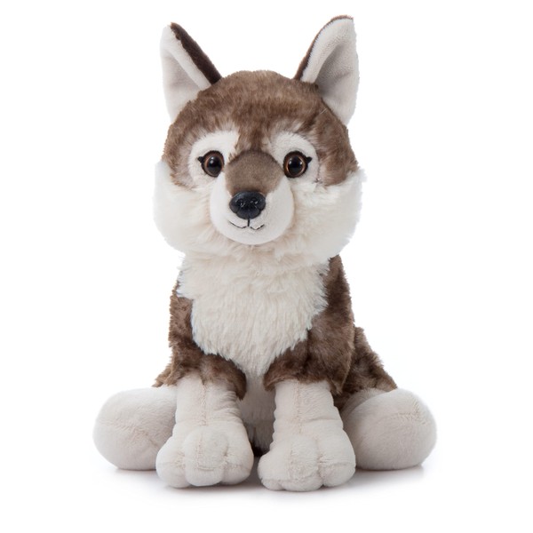 The Petting Zoo Timber Wolf Stuffed Animal, Gifts for Kids,