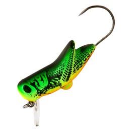 Rebel Lures Micro Critters Ultralight Crankbait Fishing Lure with Barbless Hook, Fire Tiger, Micro Crickhopper, One Size