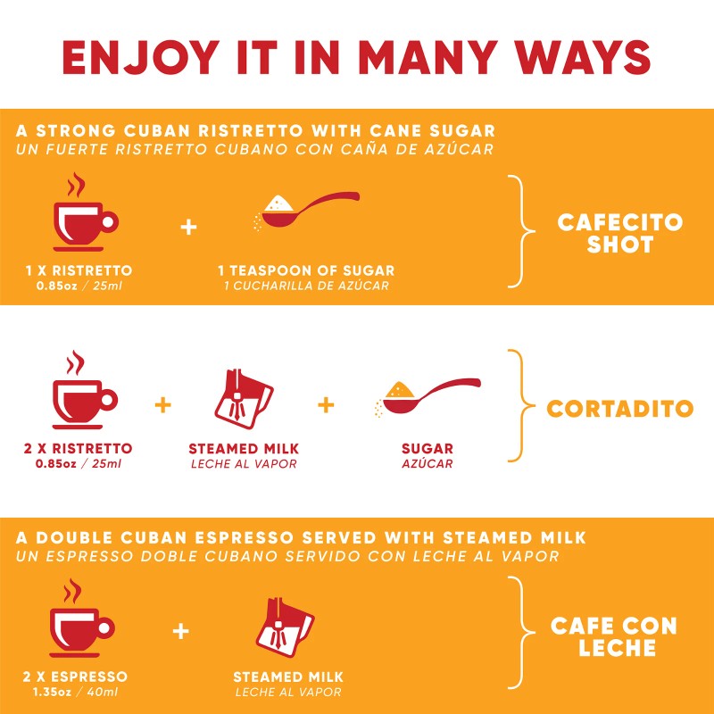 Cafe Fuerte Cubano, Espresso Pods, Nespresso Original Line Compatible Capsules