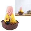 Musical Nodding Monk Figurine Decoration Moving Head Buddha Statue with