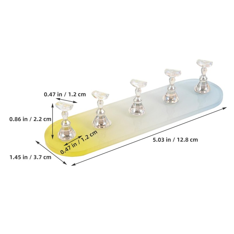 Outanaya Nail Accessories Set 2 Acrylic Nail Art Stands for