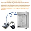 Iexcauw 800393 Refrigerator Temperature Control Kit,Compatible with True Silver