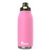 Bubba Radiant Stainless-Steel Pop-Up Straw, 40oz Water Bottle, Medium, Rubberized