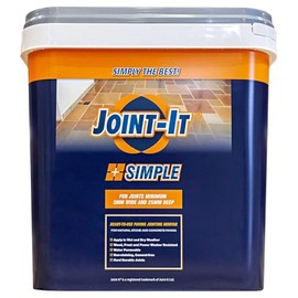 Joint-It Simple Grey – Better Polymeric Sand Alternative, Haze-Free Patio Jointing Sand for Flagstones and Pavers, Wet Application Paver Joint Sand 28lbs, Grey