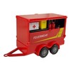Kids Globe VW Transporter Fire Brigade with Trailer DE Die