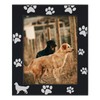 ThisWear Large Photo Frame Golden Retriever Paw Prints 8x10 Leatherette