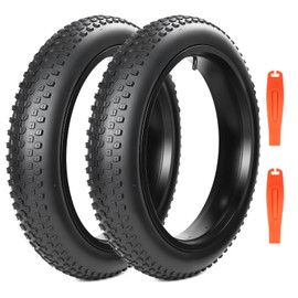 BALINGE 20 x 3.0 Fat Electric Bike Tires 20x3 E-Bike Tire Heavy Duty High-Performance Wear-Resistant E-Bike Mountain Snow 20x3 Bicycle Tires (2 Tires 2 Levers, 20 inch)