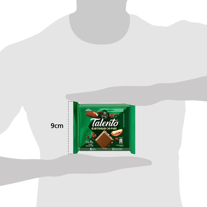 GAROTO Talento Chocolate 90 gr. each - PACK of 4.