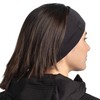 Buff Merino Wide Unisex Adult Headband Solid Black