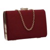 SwankySwans Women's Surrey Clutch Bag, Burgundy