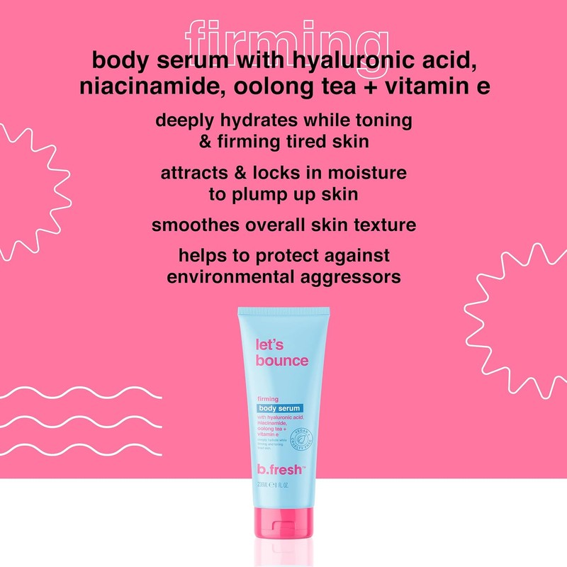 B.Tan Lets Bounce Firming Body Serum For Unisex 8 oz