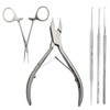 Kit Podólogo Aashta 1 Alicate, 1pinza Mosquito, 2 guiadores 1