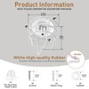 8 Pcs White Fire Sprinkler Head Guard Cover,Durable Fire Spirnkler