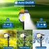 Peasur 12 Pack Solar Lights Outdoor, Solar Spotlights Outdoor Waterproof