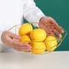 Soulnioi Fruit Bowl Geometric Fruit Basket Iron Storage Basket Decorative