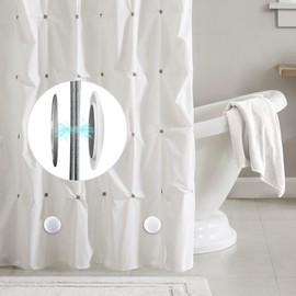 14 pcs Shower Curtain Weights, Keep Shower Curtain Liner in place, Easy use for curtains, sofa covers, tablecloth, refrigerator and whiteboard stickers. Suitable for Hotels, Offices, cafes, etc.