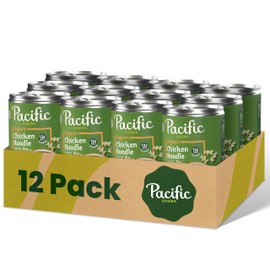 Pacific Foods Organic Chicken Noodle Soup, 16.1 oz Can (Pack of 12)