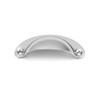QWORK® 16 Pcs Shell Cup Handles Drawer Handles, Half Moon