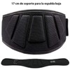Cinturon para gimnasio, faja para soporte de espalda baja, ideal