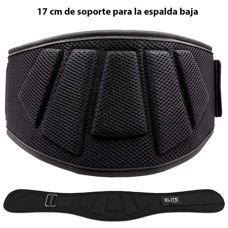 Cinturon para gimnasio, faja para soporte de espalda baja, ideal