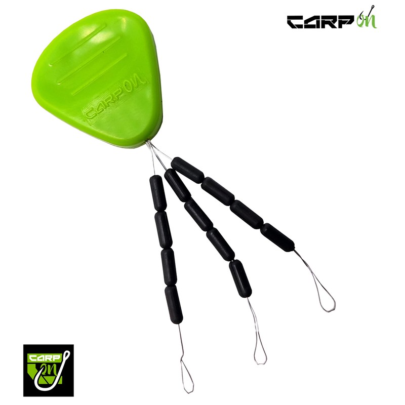 Carp On - High-Density Tungsten Stops 12 Pack - Black