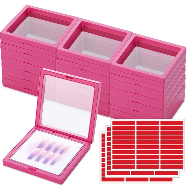 meekoo 30 Pcs Press on Nail Packaging Box with 90