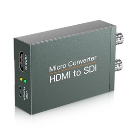 SEMZHENG HDMI to SDI Converter, HDMI to Tow SDI Converter, HDMI In 2 Ports SDI Out Converter, Audio Embedder Supports HDMI 1.3 1080P, 3G/HD-SDI Automatic Format Detection (HDMI Type A)