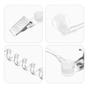 Gejoy 4 Pack Spy Earpiece Agent Costume Accessory Fake Security