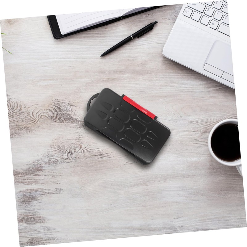 TEHAUX Memory Card Storage Organizer and Shockproof Card Case for